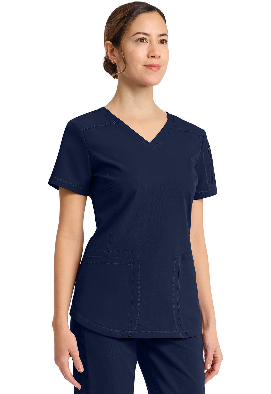 Dynamix DK730 V-Neck Top Navy