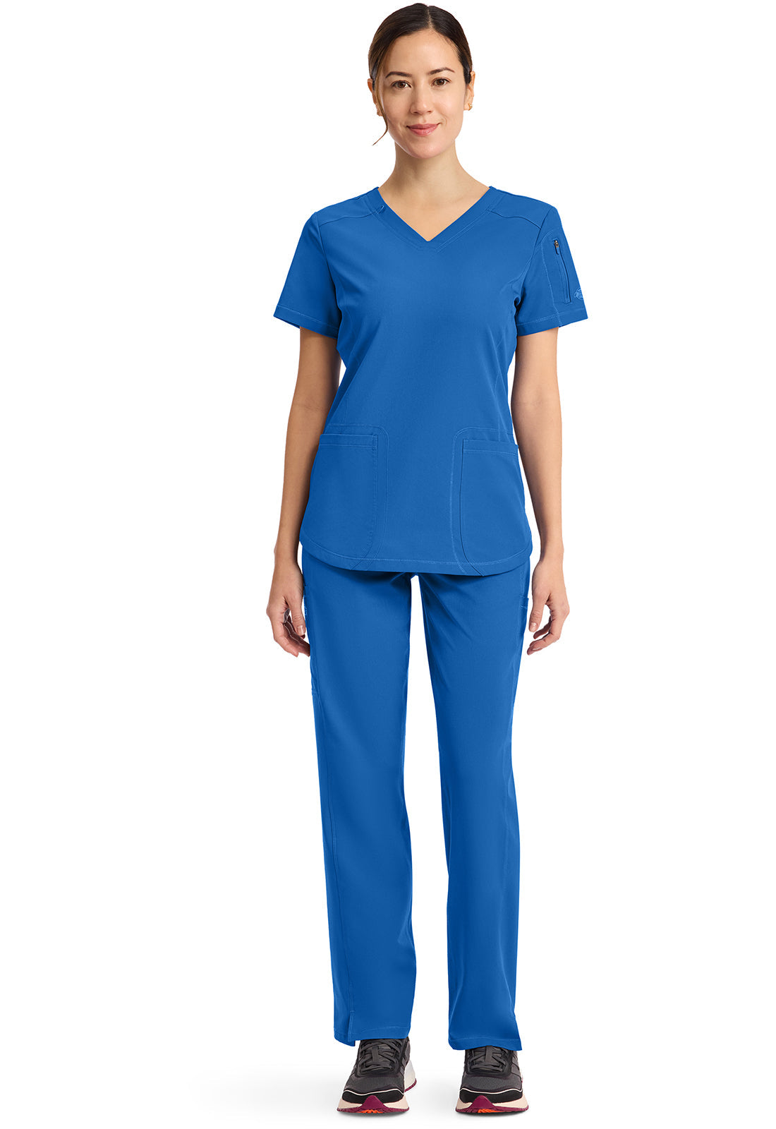 Dynamix DK730 V-Neck Top Royal