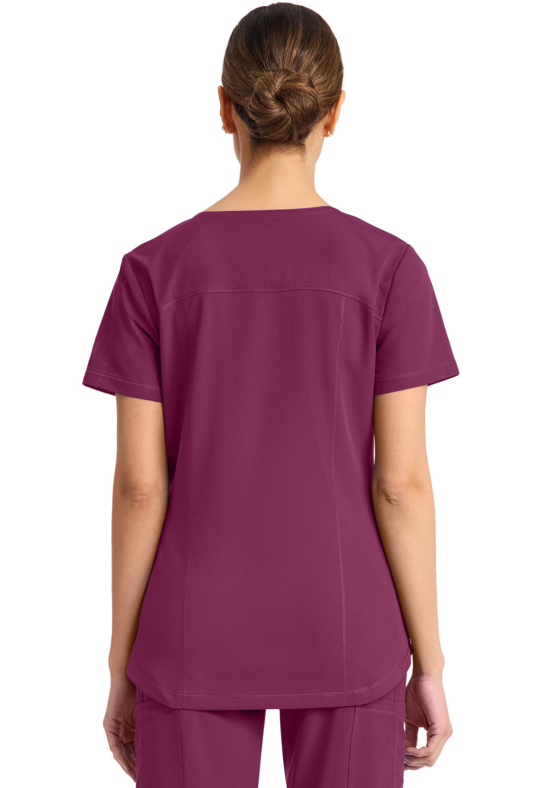 Dynamix DK730 V-Neck Top Wine