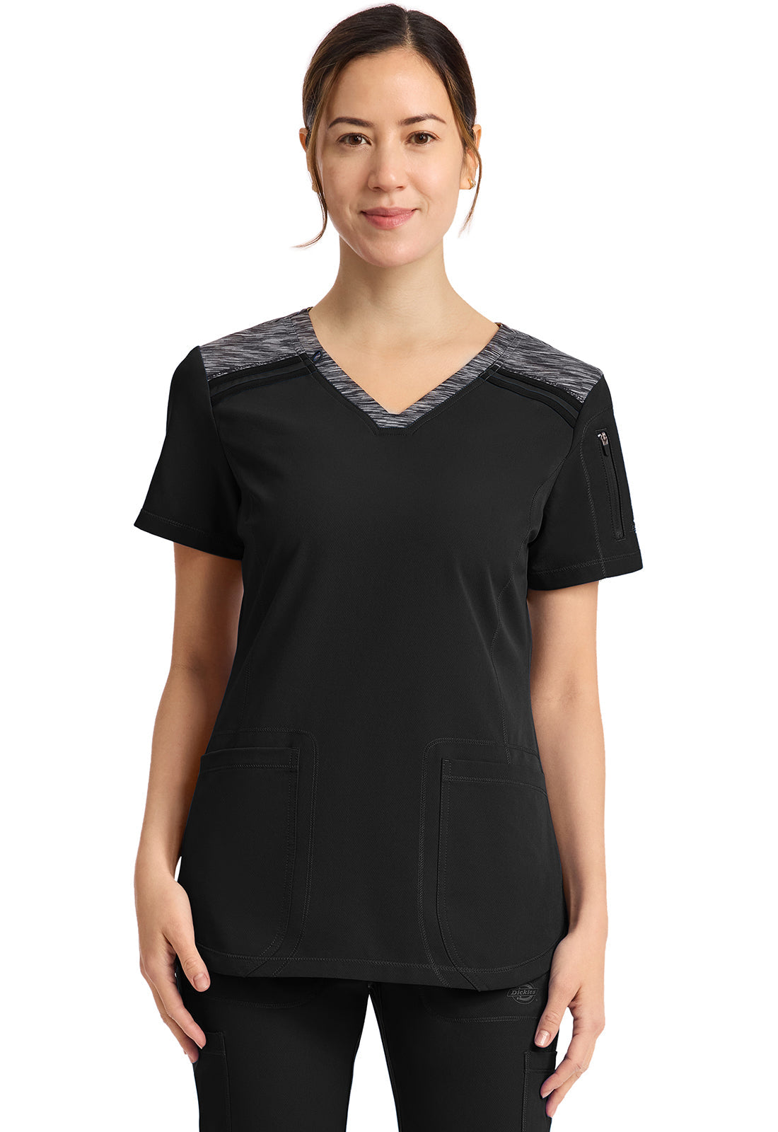 Dynamix DK740 V-Neck Top Black