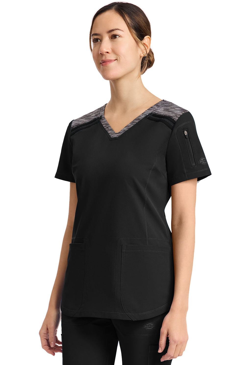 Dynamix DK740 V-Neck Top Black