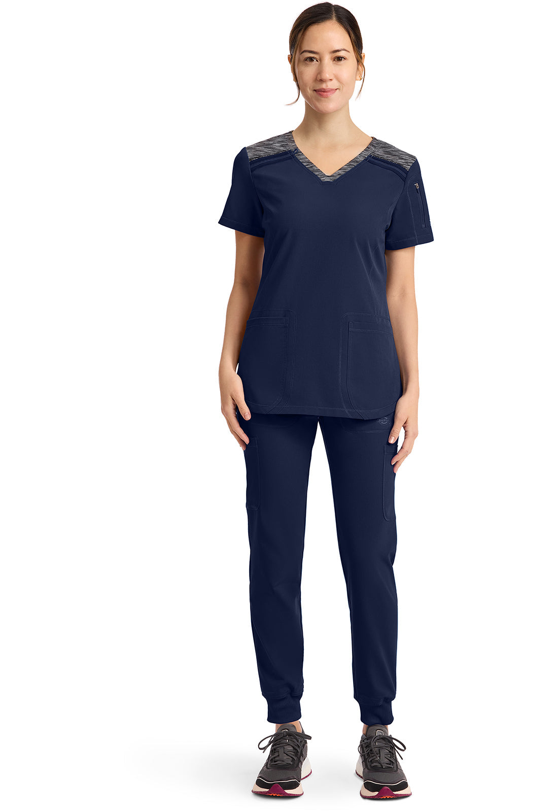 Dynamix DK740 V-Neck Top Navy
