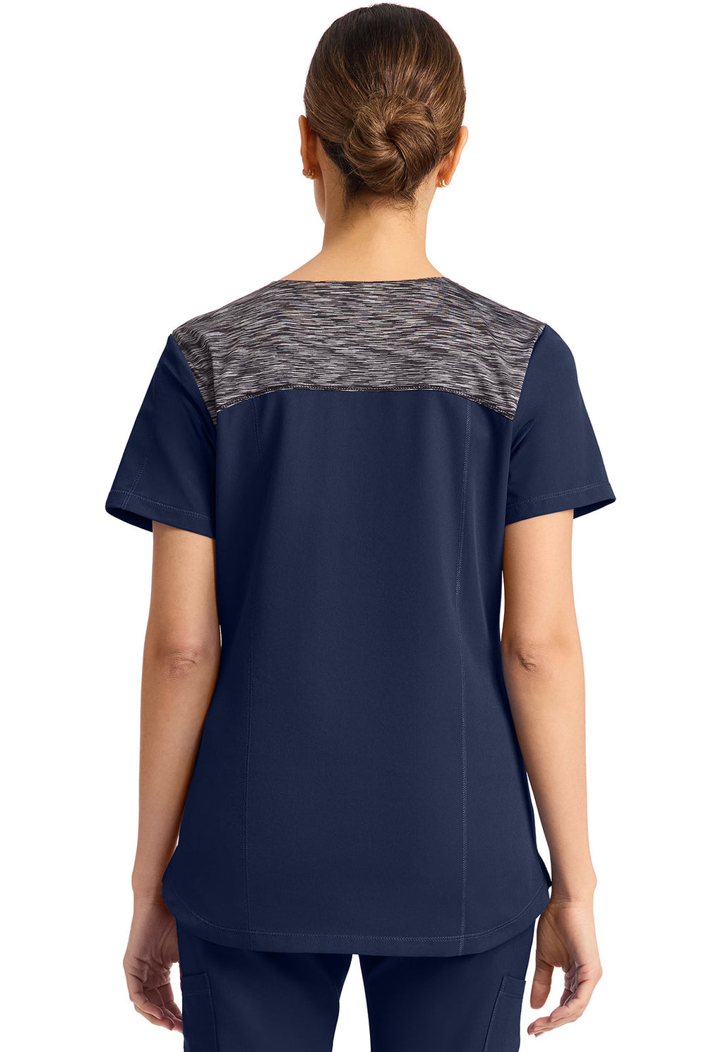 Dynamix DK740 V-Neck Top Navy