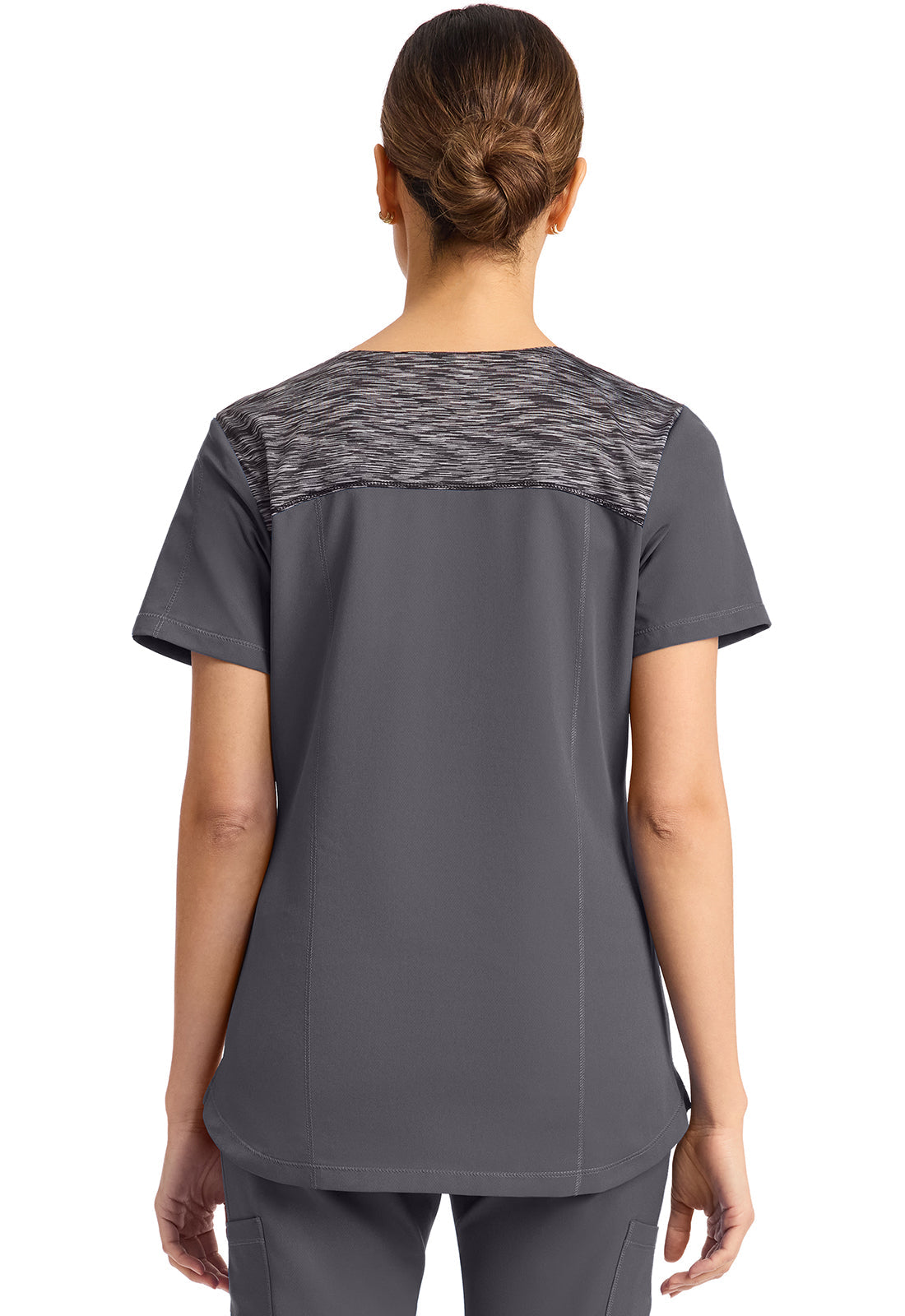 Dynamix DK740 V-Neck Top Pewter