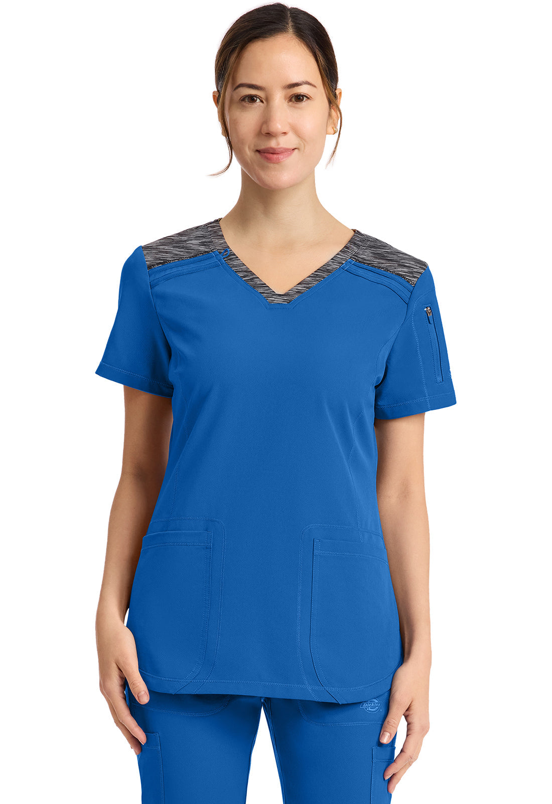 Dynamix DK740 V-Neck Top Royal