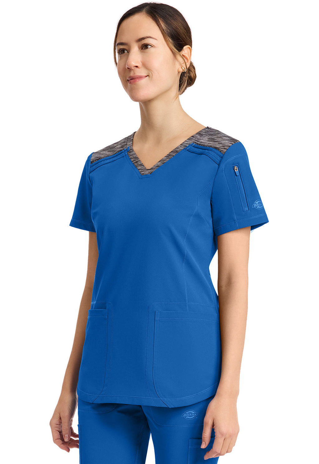 Dynamix DK740 V-Neck Top Royal