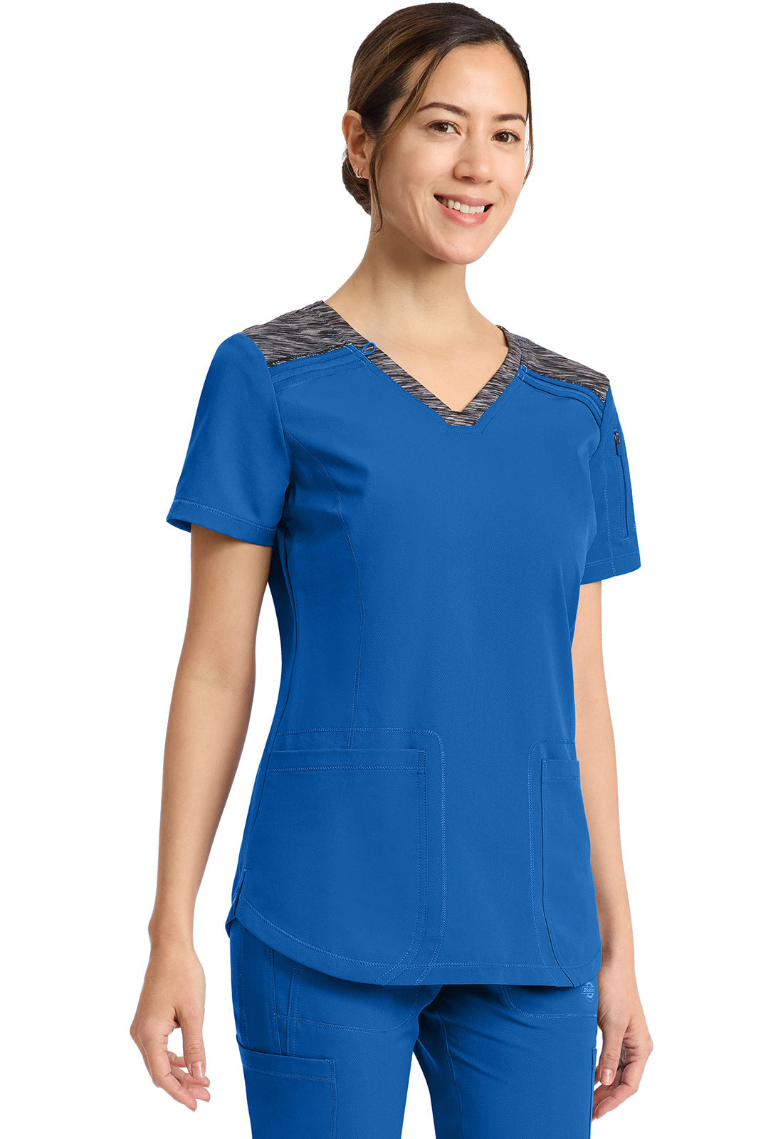 Dynamix DK740 V-Neck Top Royal