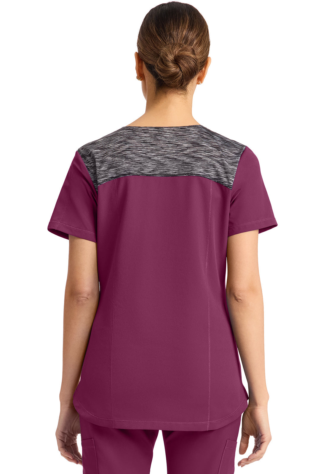 Dynamix DK740 V-Neck Top Wine