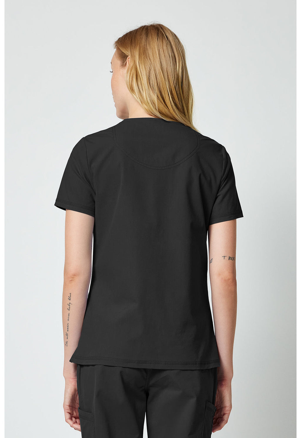 Forge DK856 Women's V-Neck Top Black
