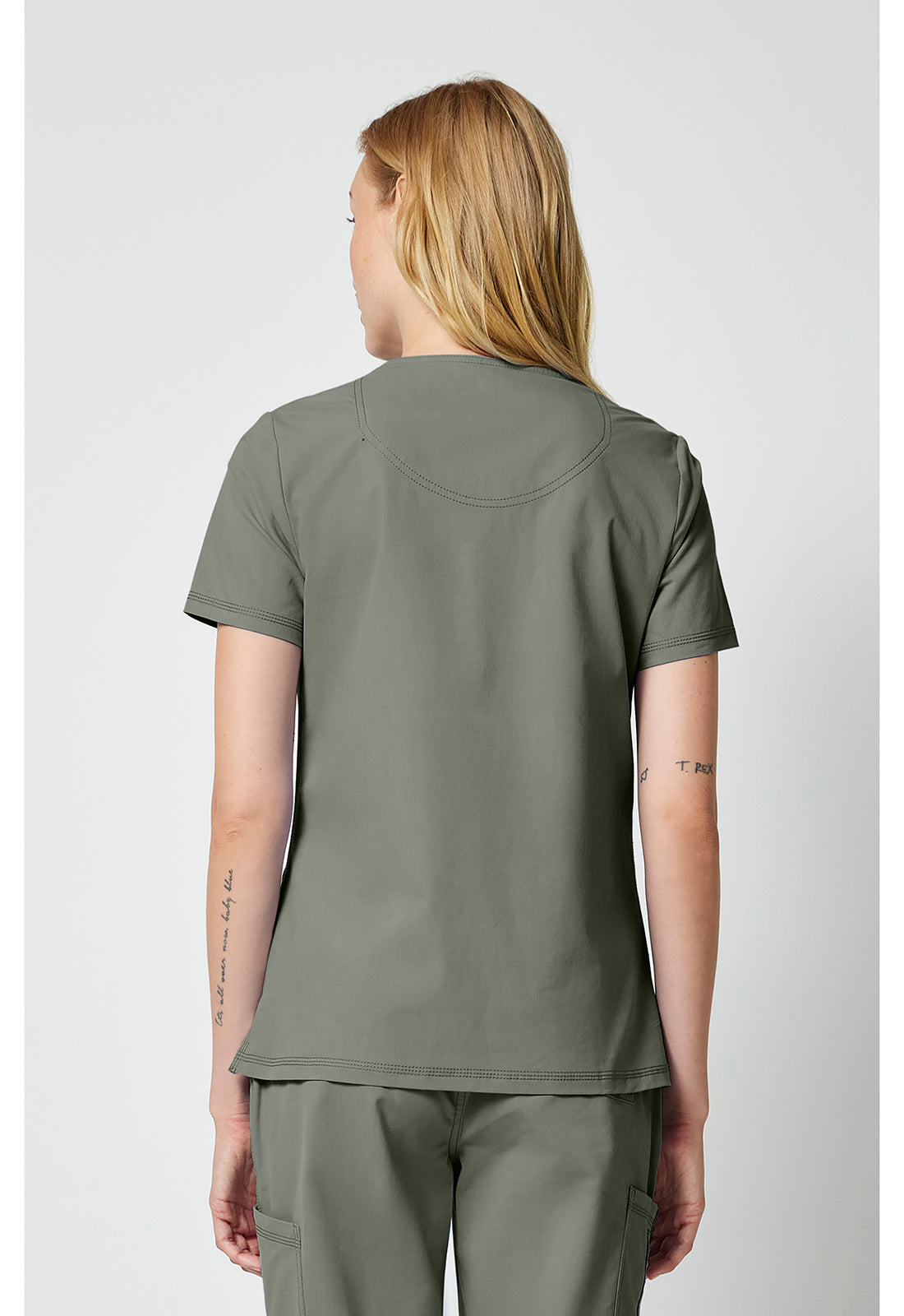 Forge DK856 Women's V-Neck Top Moonstone