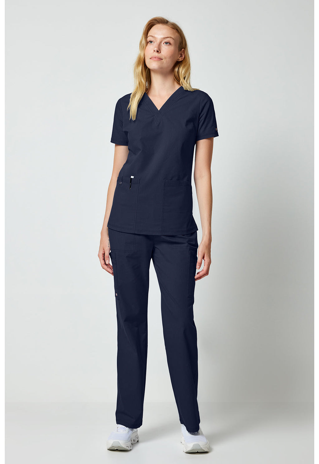 Forge DK856 Women's V-Neck Top Navy