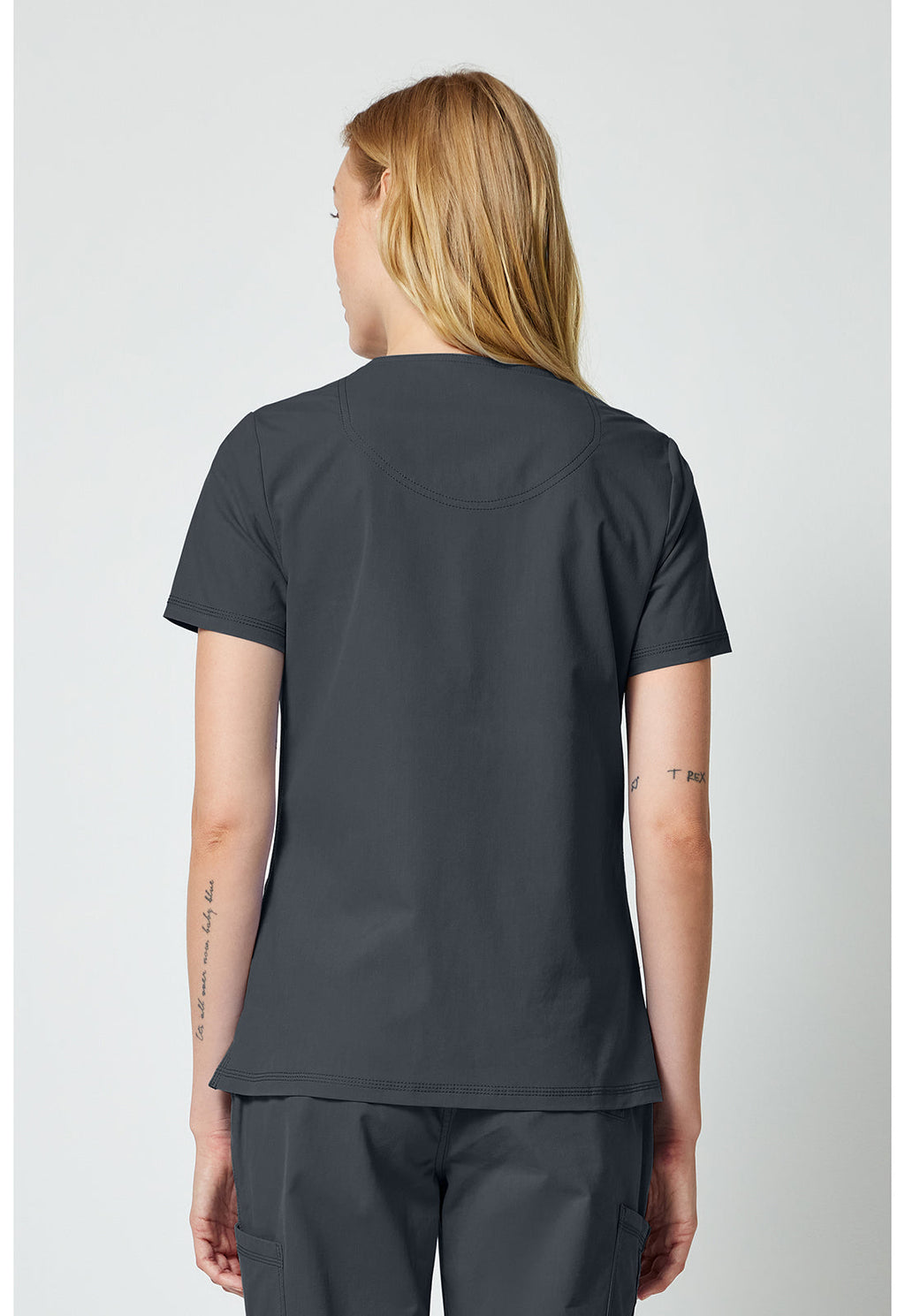 Forge DK856 Women's V-Neck Top Pewter