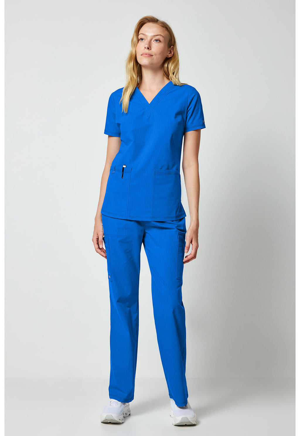 Forge DK856 Women's V-Neck Top Royal