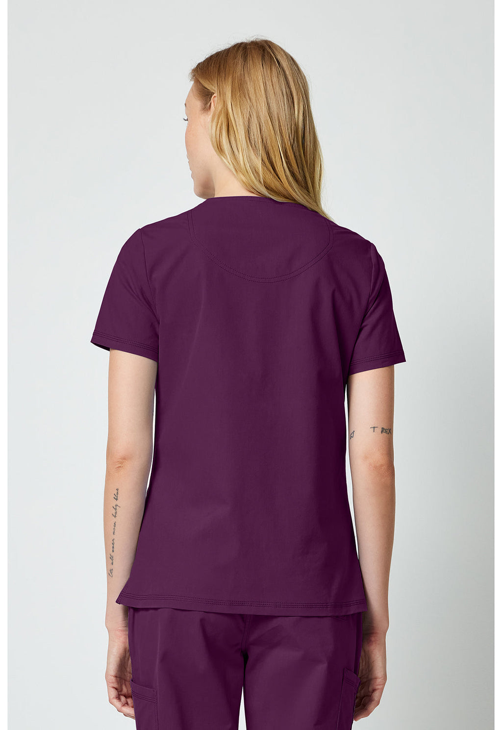 Forge DK856 Women's V-Neck Top Wine