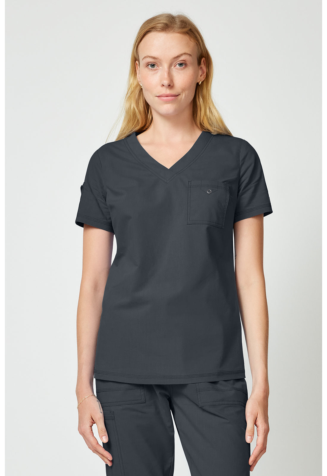 Forge DK857 Women's Tuck In Top Pewter