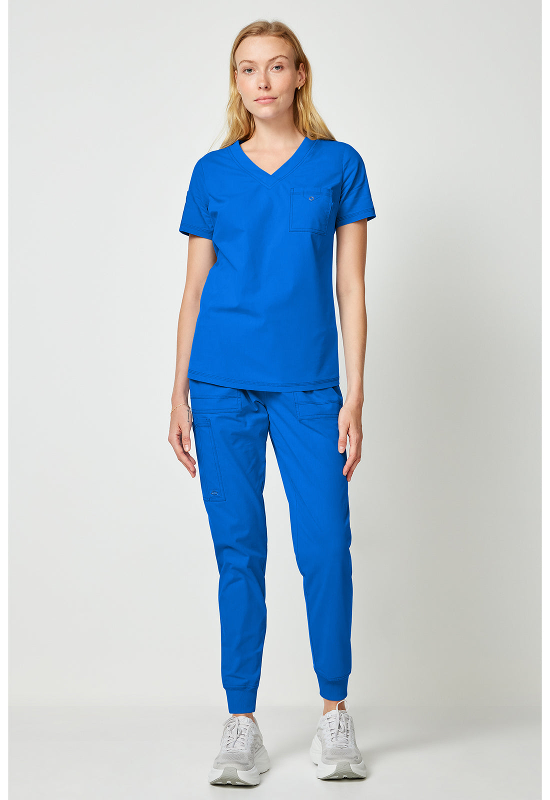 Forge DK857 Women's Tuck In Scrub Top Royal