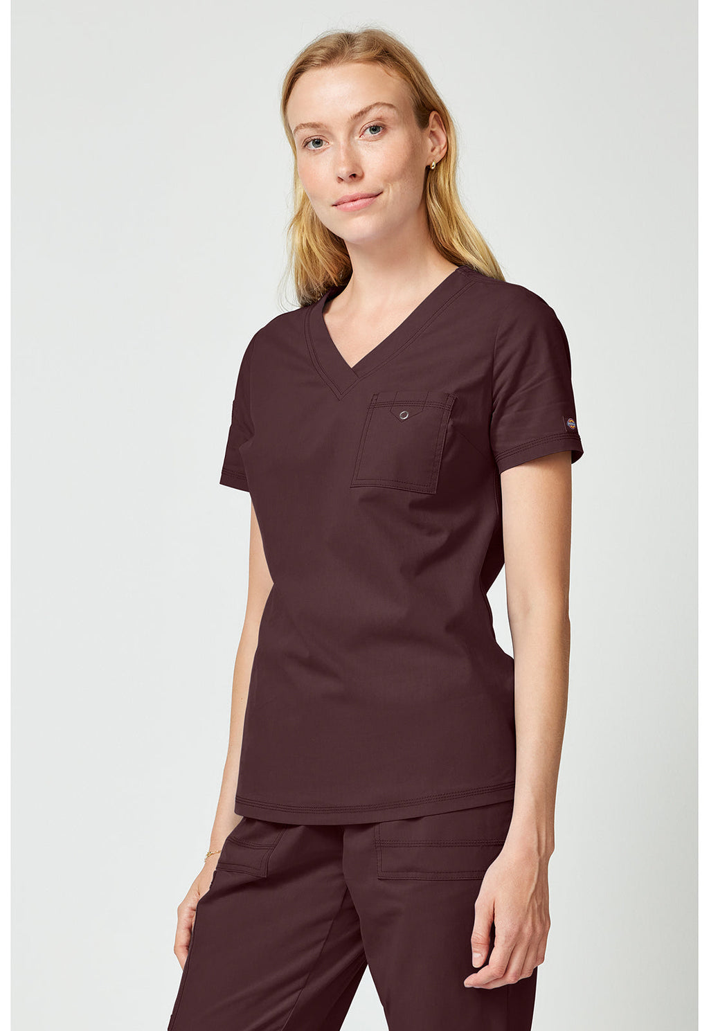Forge DK857 Women's Tuck In Scrub Top Terrain