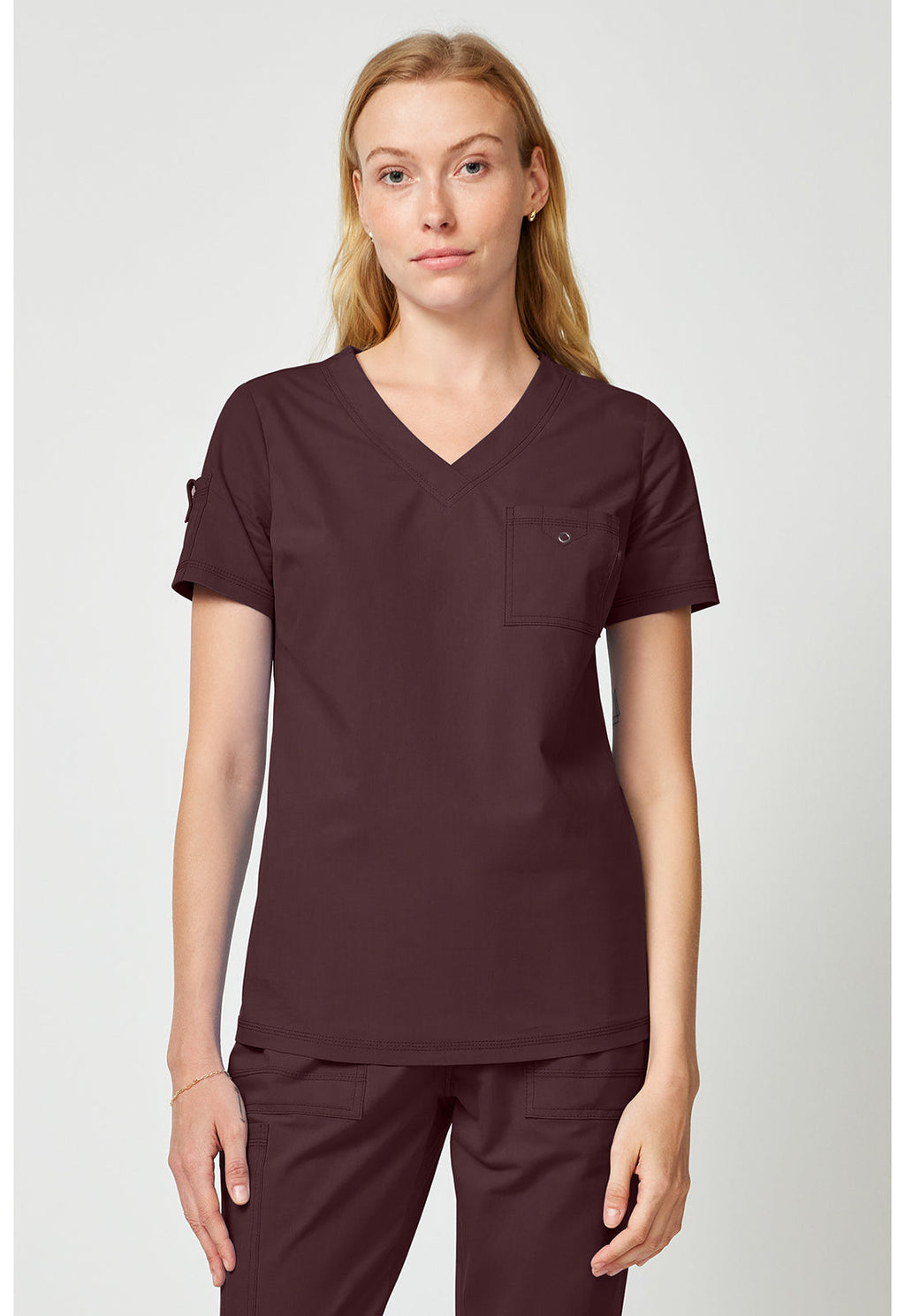 Forge DK857 Women's Tuck In Scrub Top Terrain