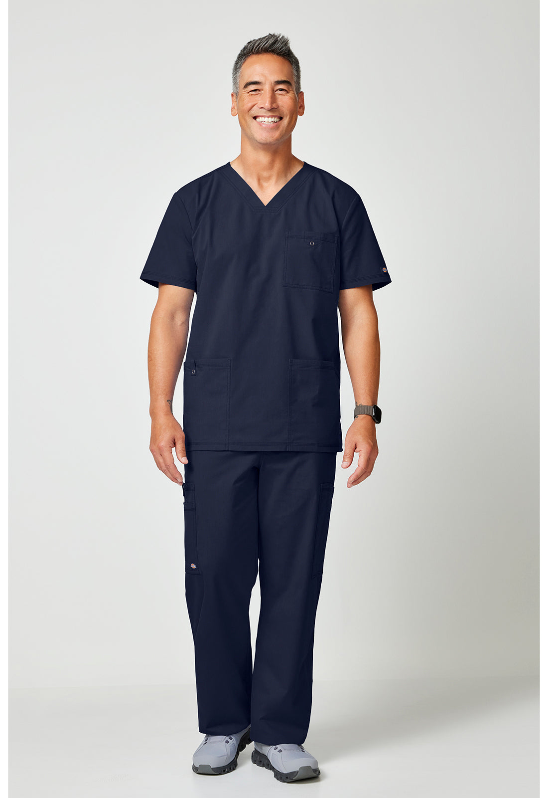 Forge DK859 Men's V-Neck Top Navy