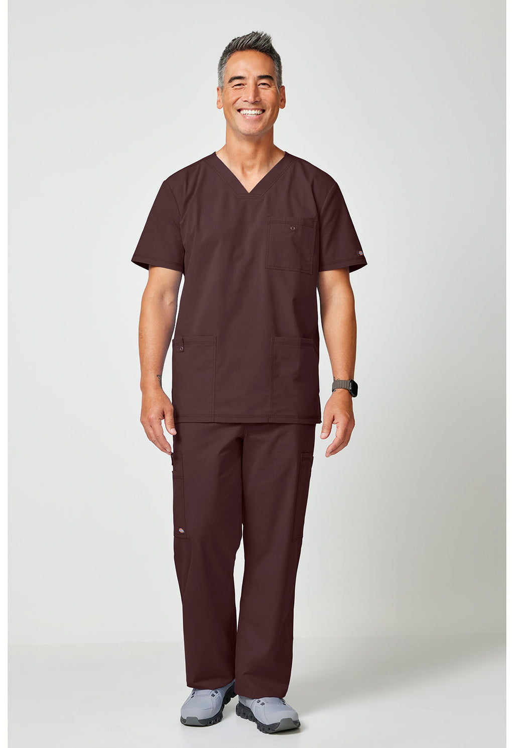 Forge DK859 Men's V-Neck Scrub Top Terrain