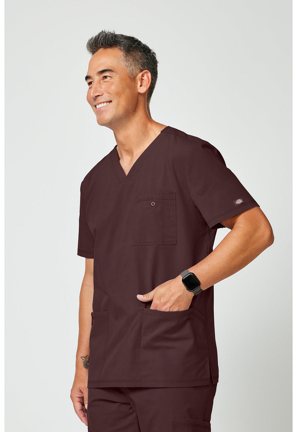 Forge DK859 Men's V-Neck Scrub Top Terrain