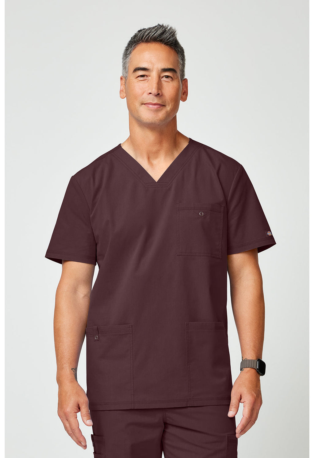 Forge DK859 Men's V-Neck Scrub Top Terrain