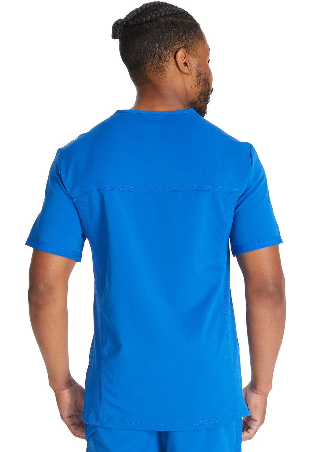 Balance DK865 Men's Tuckable V-Neck Scrub Top Royal