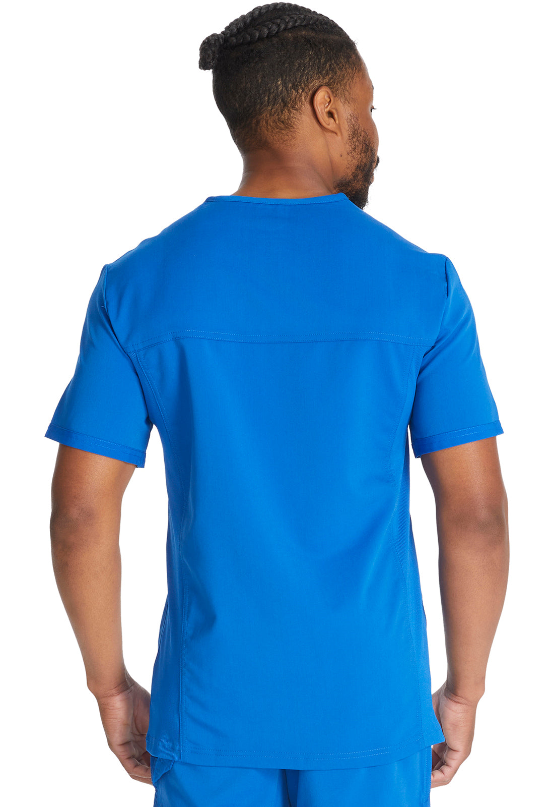 Balance DK865 Men's Tuckable V-Neck Scrub Top Royal