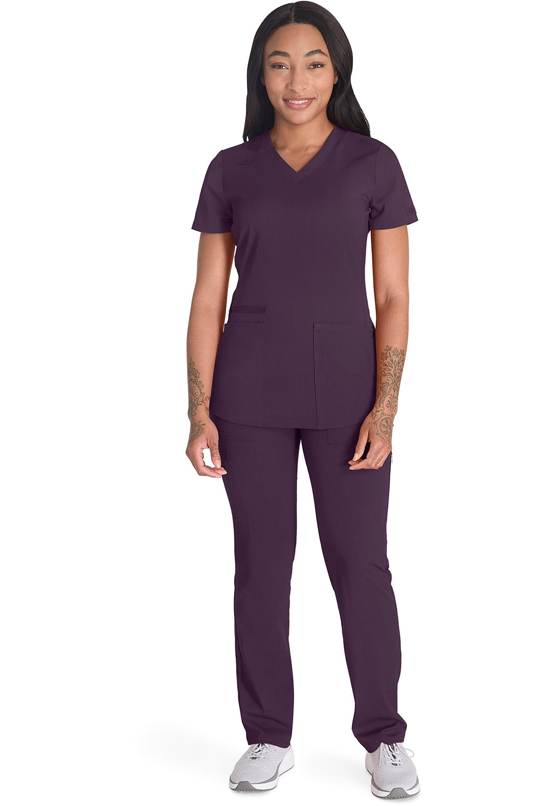 Balance DK875 V-Neck Top Deep Amethyst