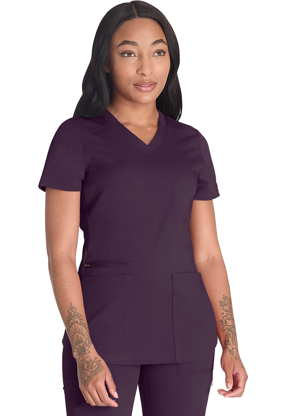 Balance DK875 V-Neck Top Deep Amethyst