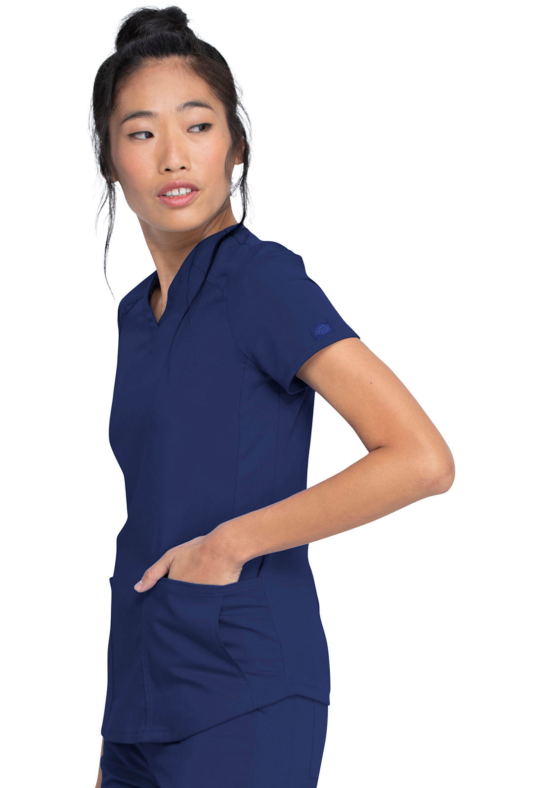 Balance DK875 Women's V-Neck Scrub Top Navy