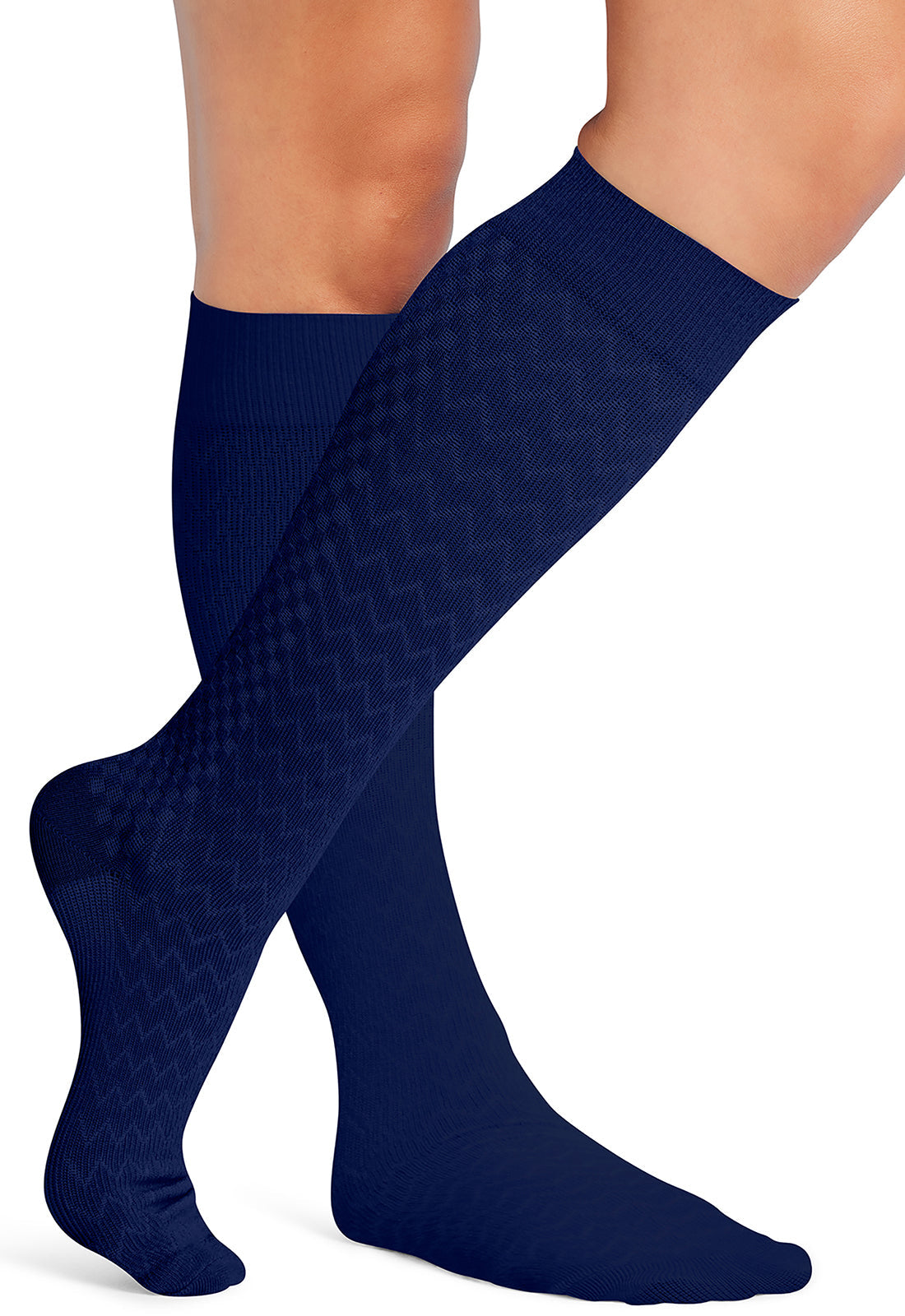 Legwear FASHIONSUPPORT Knee High 8-15 mmHg Compression Sock Navy