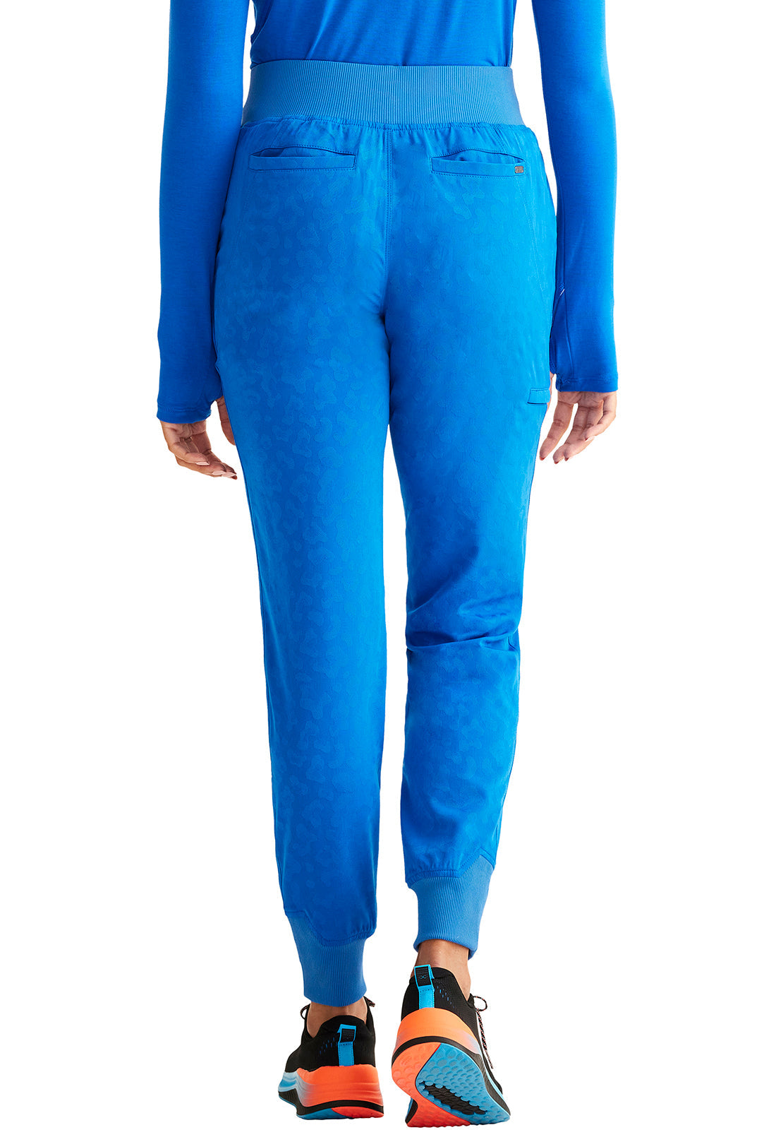Purple Label Jacquard HH003 Women's Trinity Scrub Joggers Royal