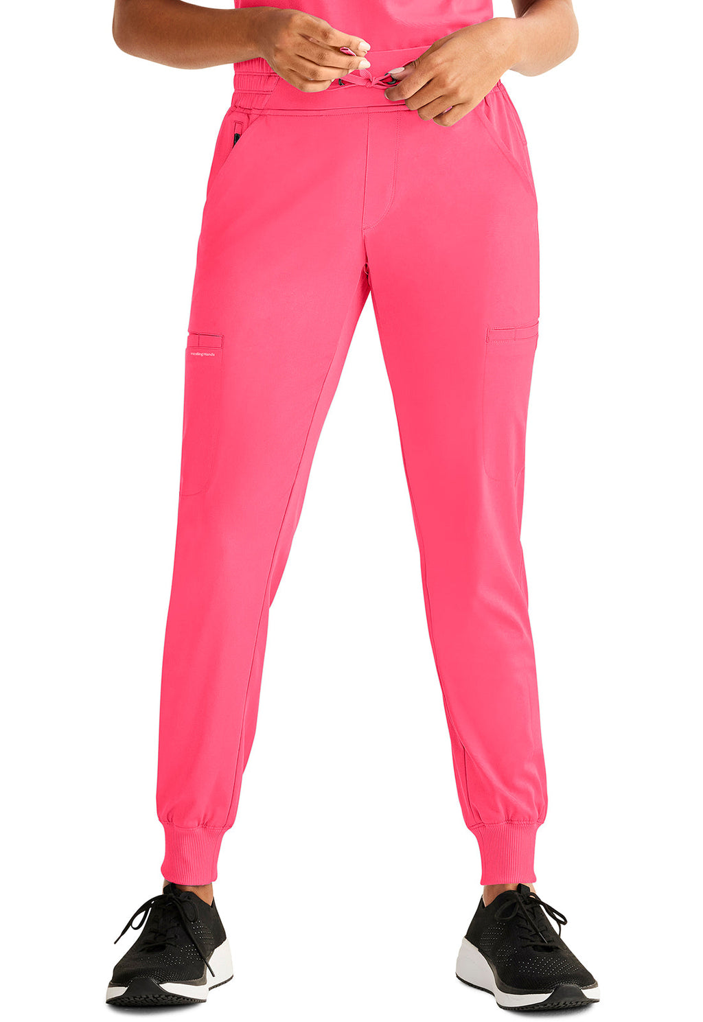 HH Works HH050 Women's Rhea Jogger Scrub Pants Carnation Pink