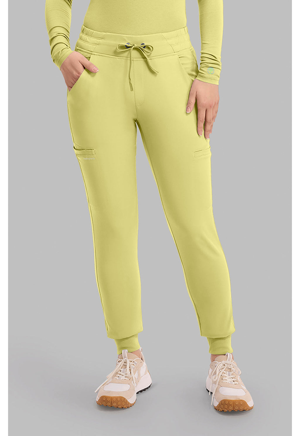 HH Works HH050 Women's Rhea Jogger Scrub Pants Retro Lime
