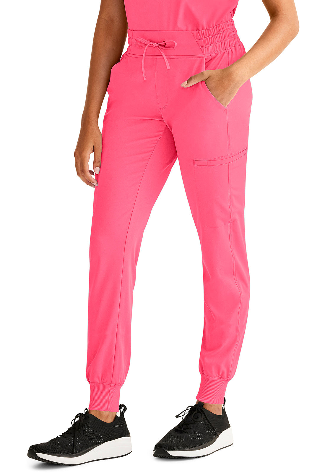 HH Works HH050 Women's Rhea Jogger Scrub Pants Carnation Pink
