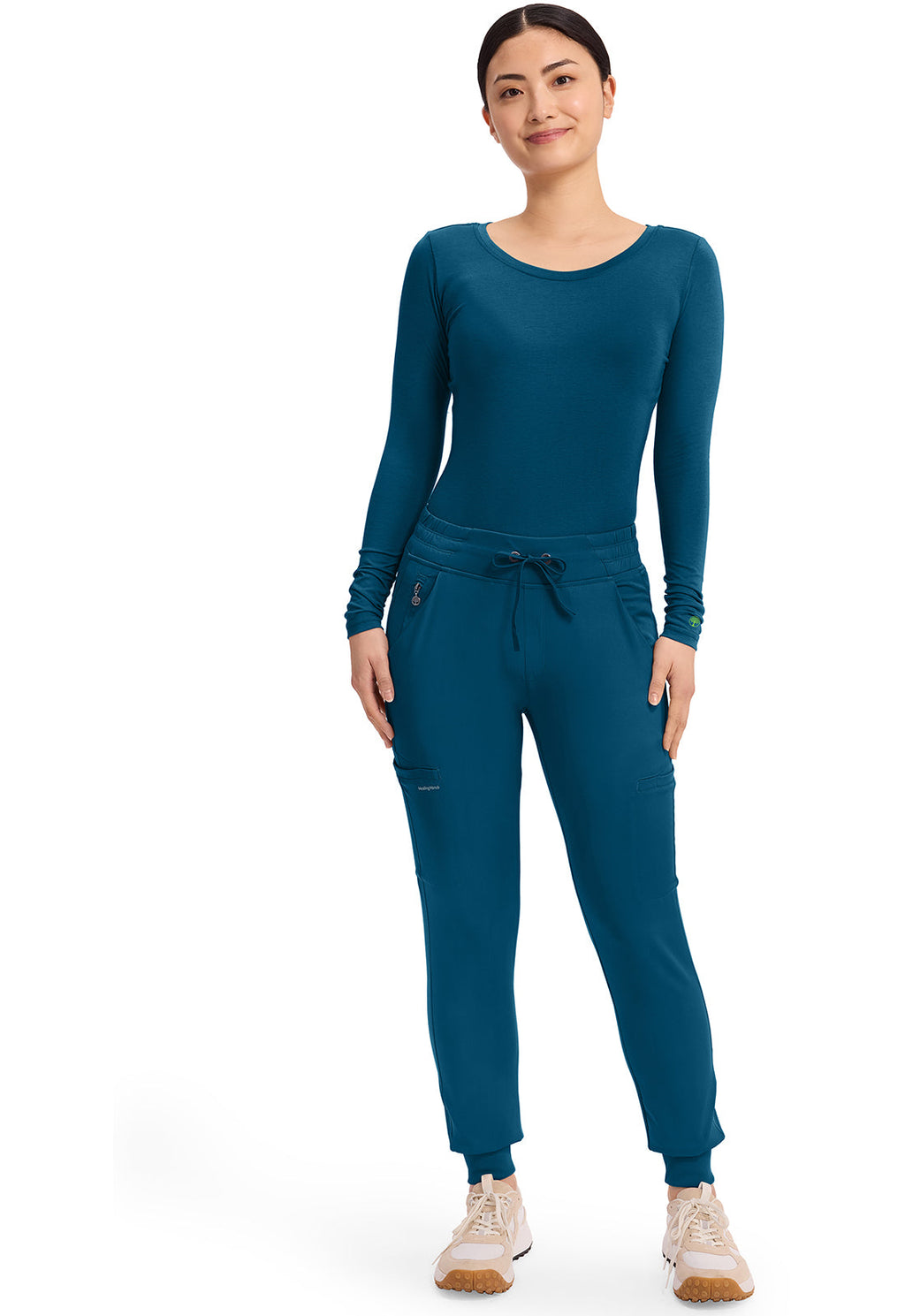 HH Works HH050 Women's Rhea Jogger Scrub Pants Caribbean