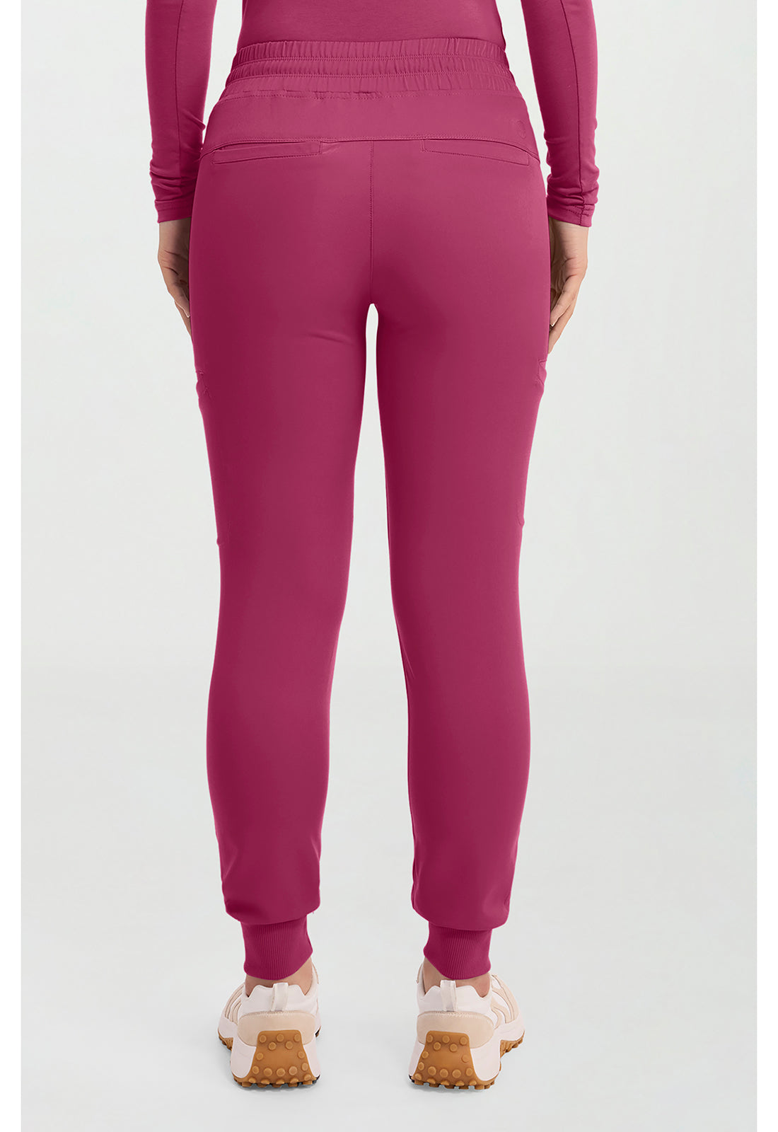 HH Works HH050 Women's Rhea Jogger Scrub Pants Cherry Wine