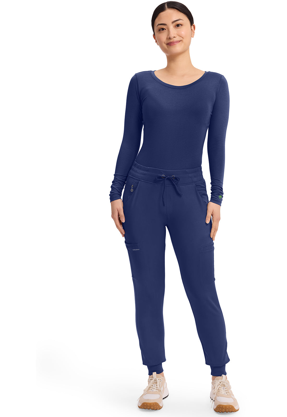 HH Works HH050 Women's Rhea Jogger Scrub Pants Navy