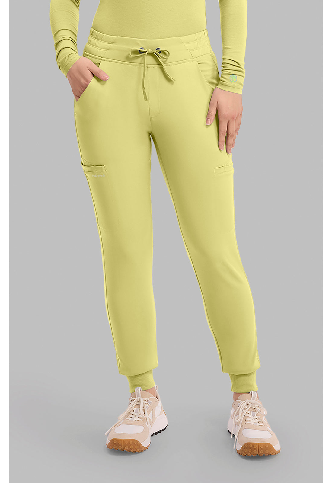 HH Works HH050 Women's Rhea Jogger Scrub Pants Retro Lime