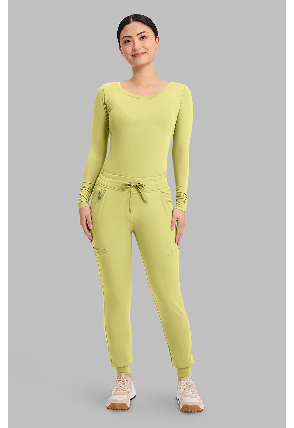 HH Works HH050 Women's Rhea Jogger Scrub Pants Retro Lime
