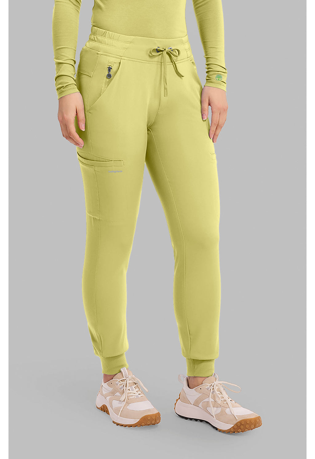 HH Works HH050 Women's Rhea Jogger Scrub Pants Retro Lime