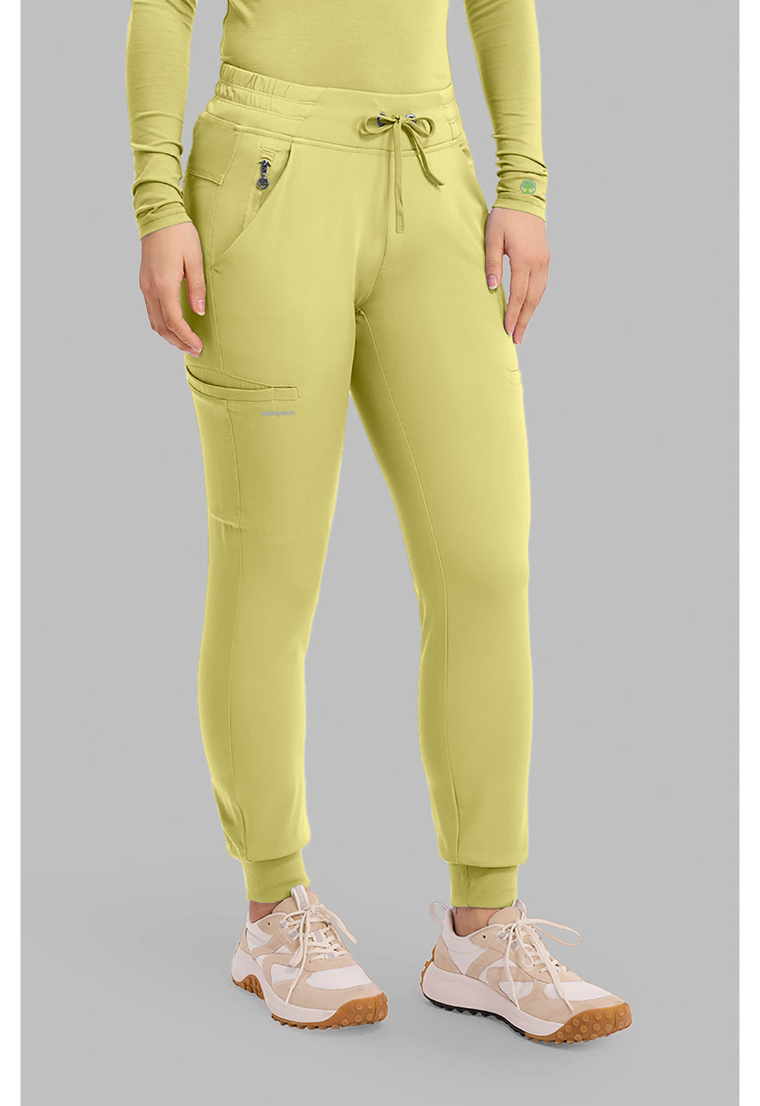 HH Works HH050 Women's Rhea Jogger Scrub Pants Retro Lime