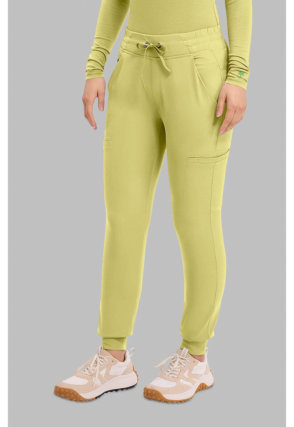 HH Works HH050 Women's Rhea Jogger Scrub Pants Retro Lime