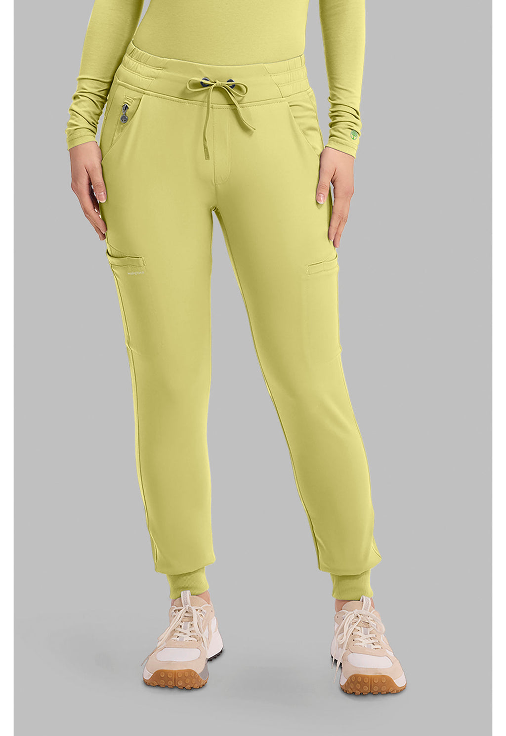 HH Works HH050 Women's Rhea Jogger Scrub Pants Retro Lime