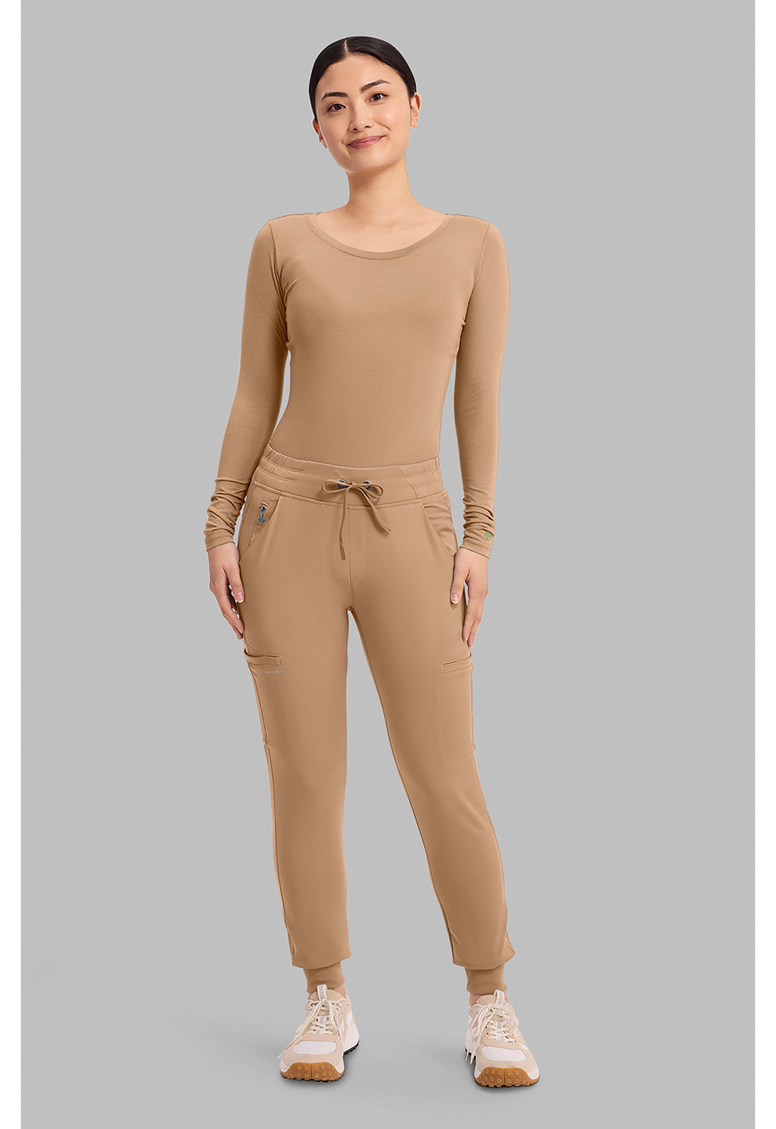 HH Works HH050 Women's Rhea Jogger Scrub Pants Sand Dunes