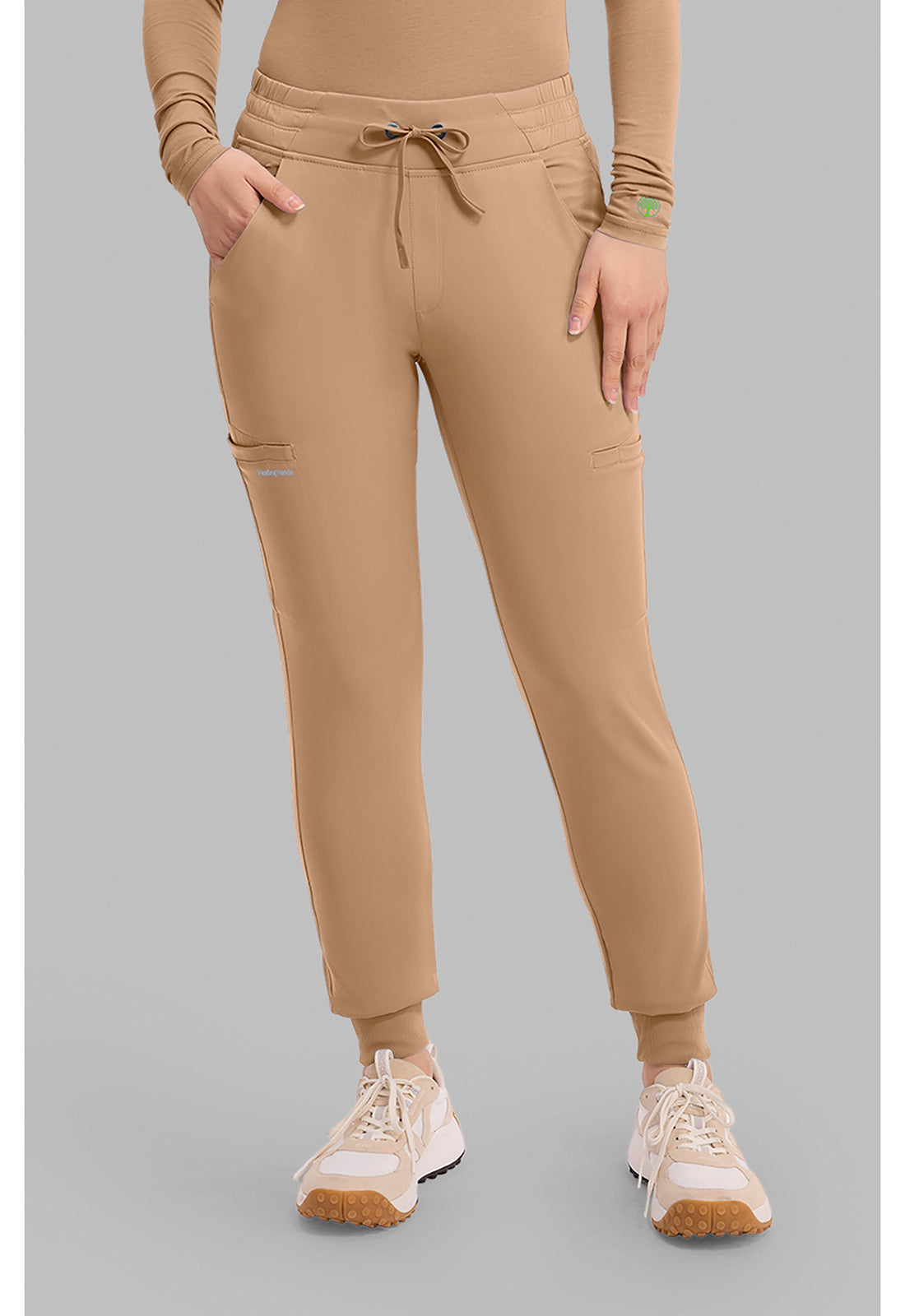 HH Works HH050 Women's Rhea Jogger Scrub Pants Sand Dunes
