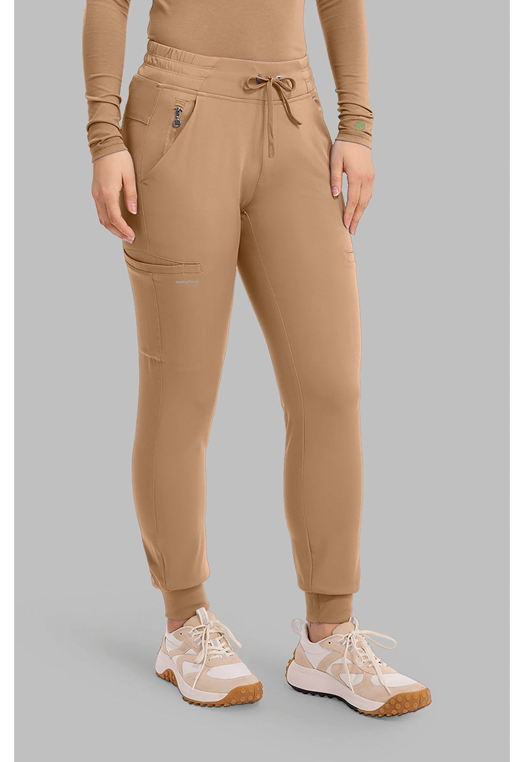 HH Works HH050 Women's Rhea Jogger Scrub Pants Sand Dunes