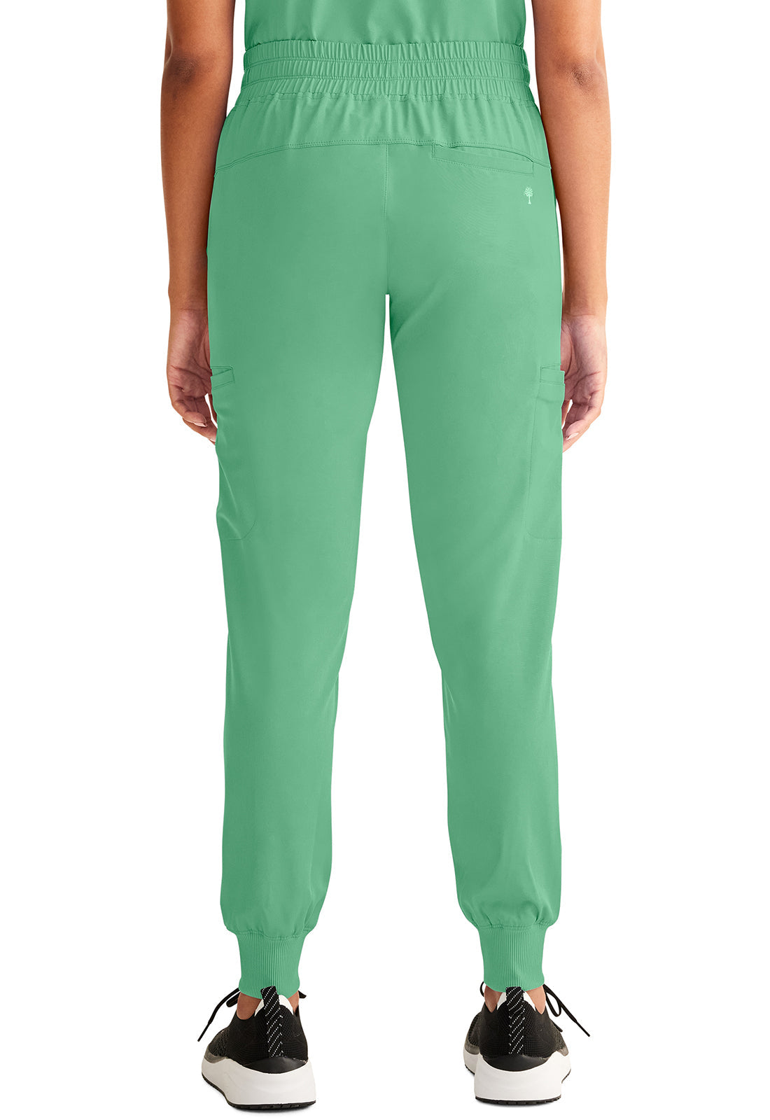 Healing Hands Model Image Rhea Jogger Pants In Color Surreal Green Image 3