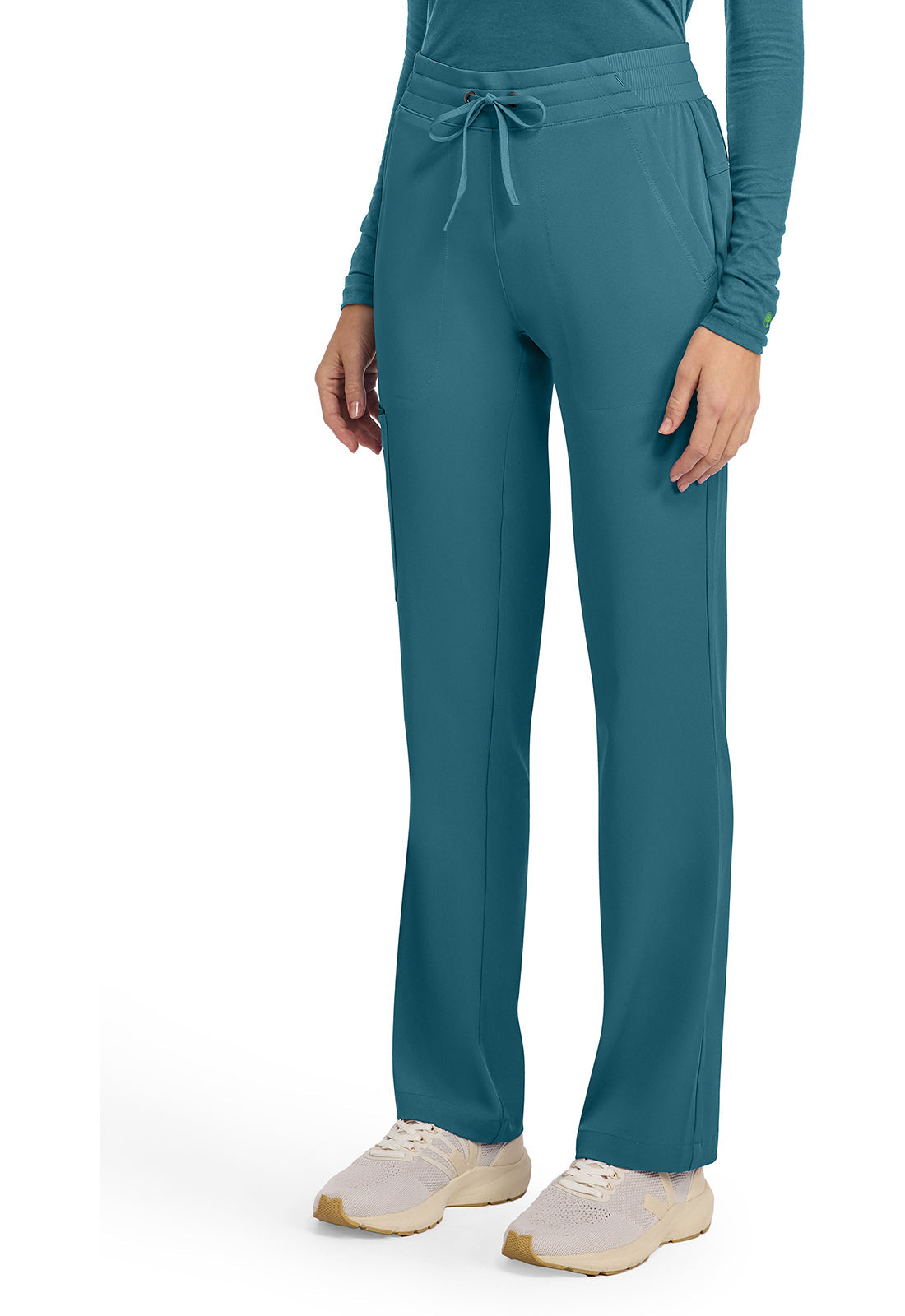 HH Works HH053 Women's 5-Pocket Straight Leg Pants Fresh Blue